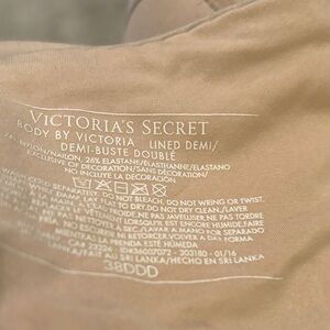 Victoria's Secret Body by Victoria Demi Bra in Soft Brown. Size 38DDD